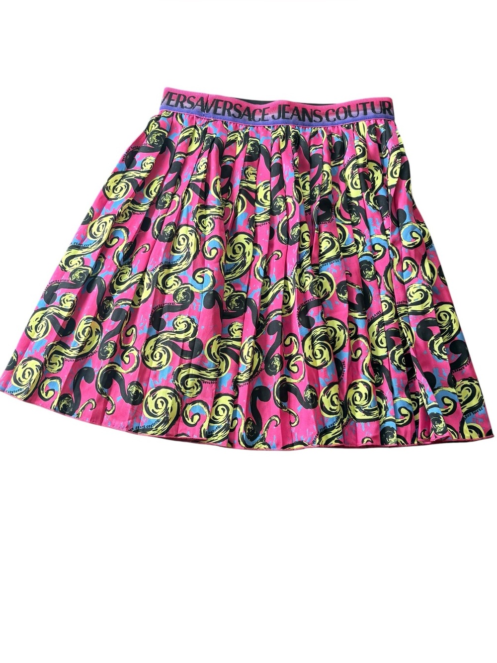 Versace Jeans Couture Pleated Mini Skirt Size 4